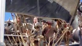 New footage of Johnny Depp as Captain Jack aboard Black