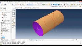 آنالیز یک لوله تحت فشار داخلی در نرم افزار آباکوس
