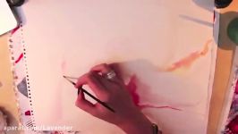 speed painting watercolordancer