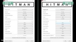 مقایسه گرافیکی دایرکت ایکس 11 12 بازی هیتمن