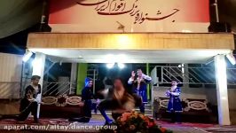 رقص لزگی در شهر سرعین گروه آلتای آذربایجان علی فرشچی