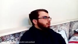 مداح محمدرمضانی درحال تمرین سبک جدیدشب شهادت حضرت زهرا