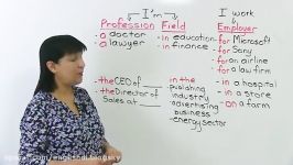 Talking about your profession in English 3 easy ways