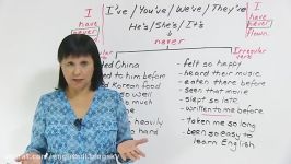 English GrammarUsing PRESENT PERFECT Tense with NEVER