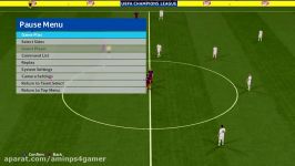 گیم پلی بازی pes 2016 روی ps4