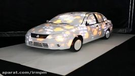 نورپردازی خودروی ساکن ساینا در نمایشگاه خودرو