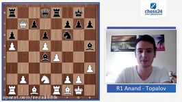 Anand  Topalov Round 1 Candidates 2016  Chess Game An