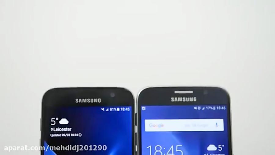 مقایسه سرعت گلکسی اس 7 اس 6 galaxy s7 vs galaxy s6