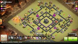 Clash of Clans  3 Stars Attack TH9  GOWIPE