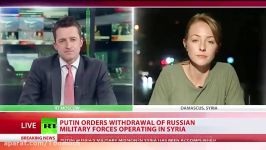 دستور پوتین برای خروج بخشی نیروی نظامی روسیه سوری