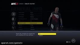 گیم پلی پارت 1 Career Mode بازی UFC 2