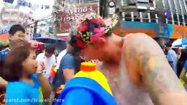 فستیوال هیجان انگیز آب به مناسبت سال نو در تایلند