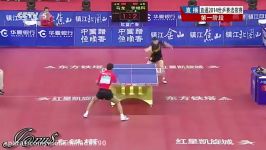 مسابقه پینگ پنگ ژانگ جیکه vs مالونگ 2014