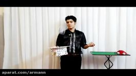 اجرای شعبده بازی کارت مانیپولیشن توسط ارمان اسپوتا