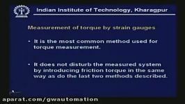 Lecture 6 Torque Measurement