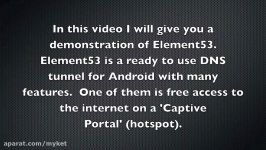 Element53  DNS Tunnel for Android Demonstration