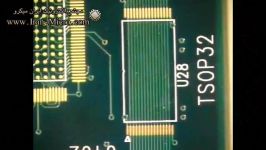 ایران میکرو  آموزش لحیم کاری پکیج TSOP 32