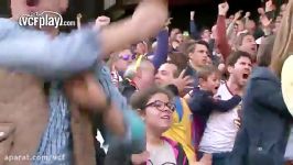 The reaction of the fans at Mestalla