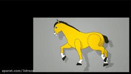 اسبhorse walk cycle