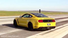 درگ بین Shelby GT350 Ferrari F12berlinetta