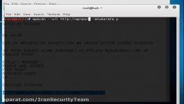آموزش کار ابزار کالی wpscan