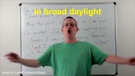 Learn English Daily Easy English 0866 in broad daylig