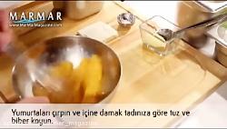 طرز تهیه املت تخم مرغ به صورت ترکی