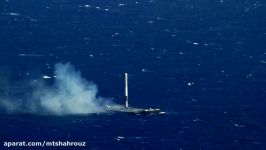 فرود موفقیت آمیز موشک فالکون ۹ بر روی سکویی شناور