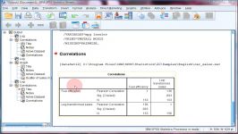 همبستگی دو متغیره در spss بخش دوم