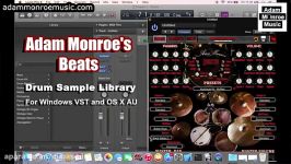 وی اس تی درام Adam Monroe Music  Beats Drum V.2.3 KONT