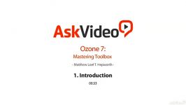 Ask Video Ozone 7 Mastering Toolbox TUTORiAL