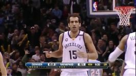 جدیدترین آخرین دانک حامد حدادی به تیم دنور ناگتس Denver Nuggets در آخرین بازی سال 2012