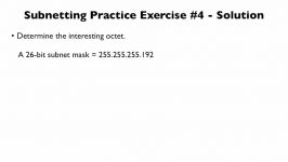 135.Subnetting Practice Exercise #4