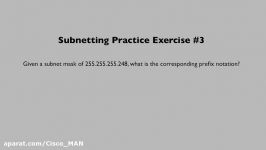 133.Subnetting Practice Exercise #3