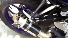 صدای Yamaha R3 انواع اگزوزها