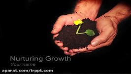 دانلود رایگان تم قالب پاورپوینت Nurturing Growth