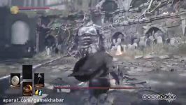 گیم پلی مبارزه Iudex Gundyr بازی Dark Souls 3