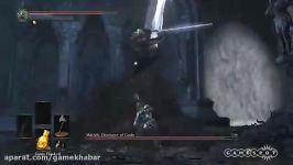 گیمپلی مبارزه Aldrich Devourer of Gods بازی Dark Souls3