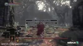 گیم پلی مبارزه Crystal Sage بازی Dark Souls 3