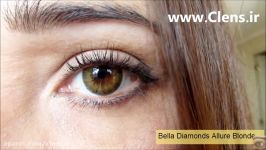 لنز رنگی بلا رنگ Diamonds Allure Blonde  سی لنز