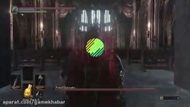 گیم پلی مبارزه Pontiff Sulyvahn بازی Dark Souls 3