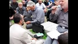 حضور ابوالحسن خشرو در سومین روز فوت مرحوم امیرطاهر رستمی