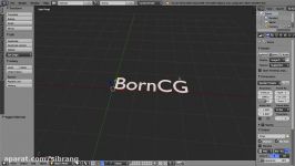 Blender B۹ Blender 2.7 Tutorial #9 Adding 3D Text #b