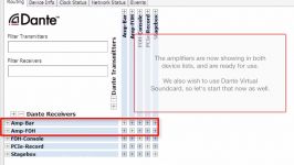 Basic Routing در نرم افزار Dante Controller