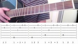 guitar lesson  dark eyes  Очи Черные with tabs