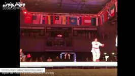 لیگ جهانی کارته نایب قهرمانی دختر کاراته کار ایرانی
