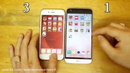 Apple iphone 6s vs Lg G5 Apps Speed Test