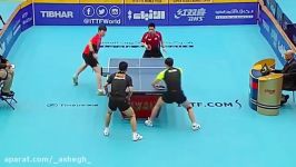 پینگ پنگ دوبل Zhang JikeXu Xin vs Chuang Chih Yu