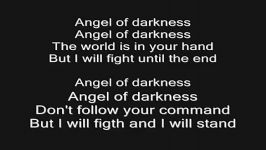 Angel of Darkness  Lyrics