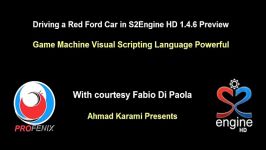 رانندگی ماشین فورد قرمز در S2Engine HD 1.4.6 Preview